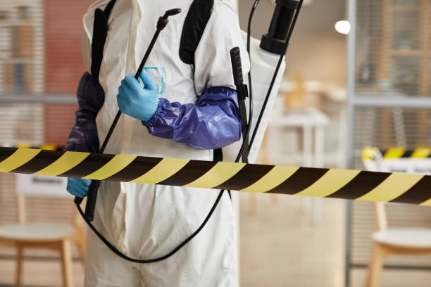 Professional Blood Cleanup technician working in Weare, NH